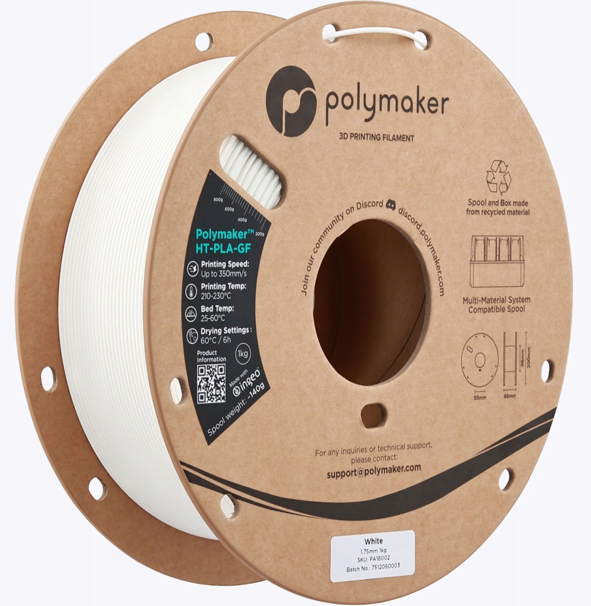 Polymaker HT-PLA-GF Filament – 1.75