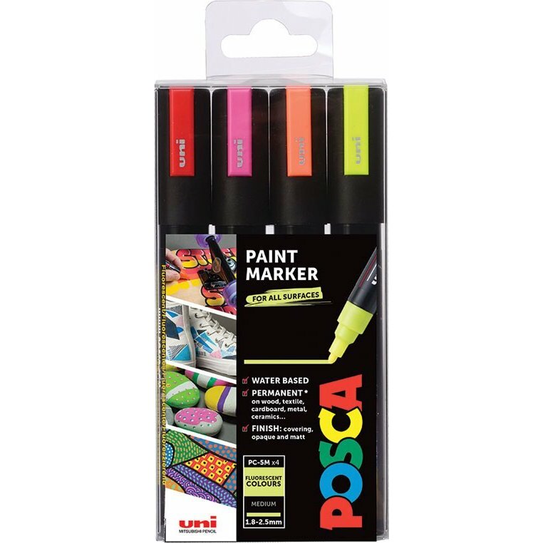 Posca Marker UNI PC-5M 4 Neon