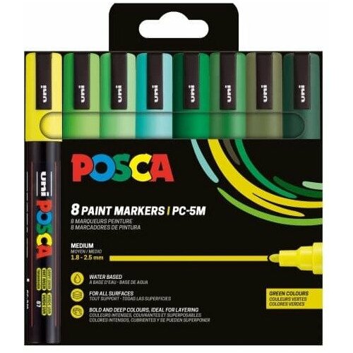 Posca Paintmarker POSCA PC-5M 8 stk