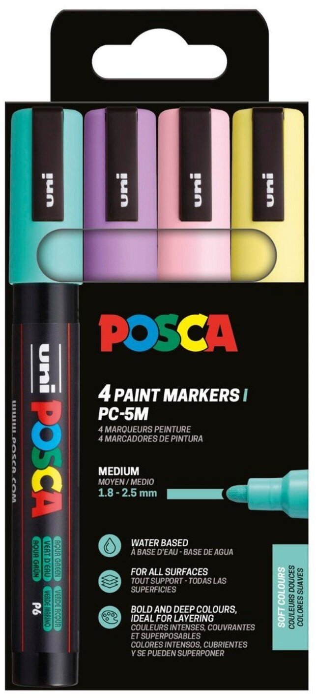 Posca POSCA PC-5M 4 | 401665