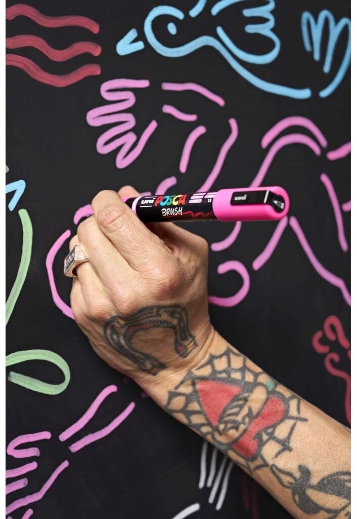 Posca POSCA PC-5M BRUSH 16stk ass