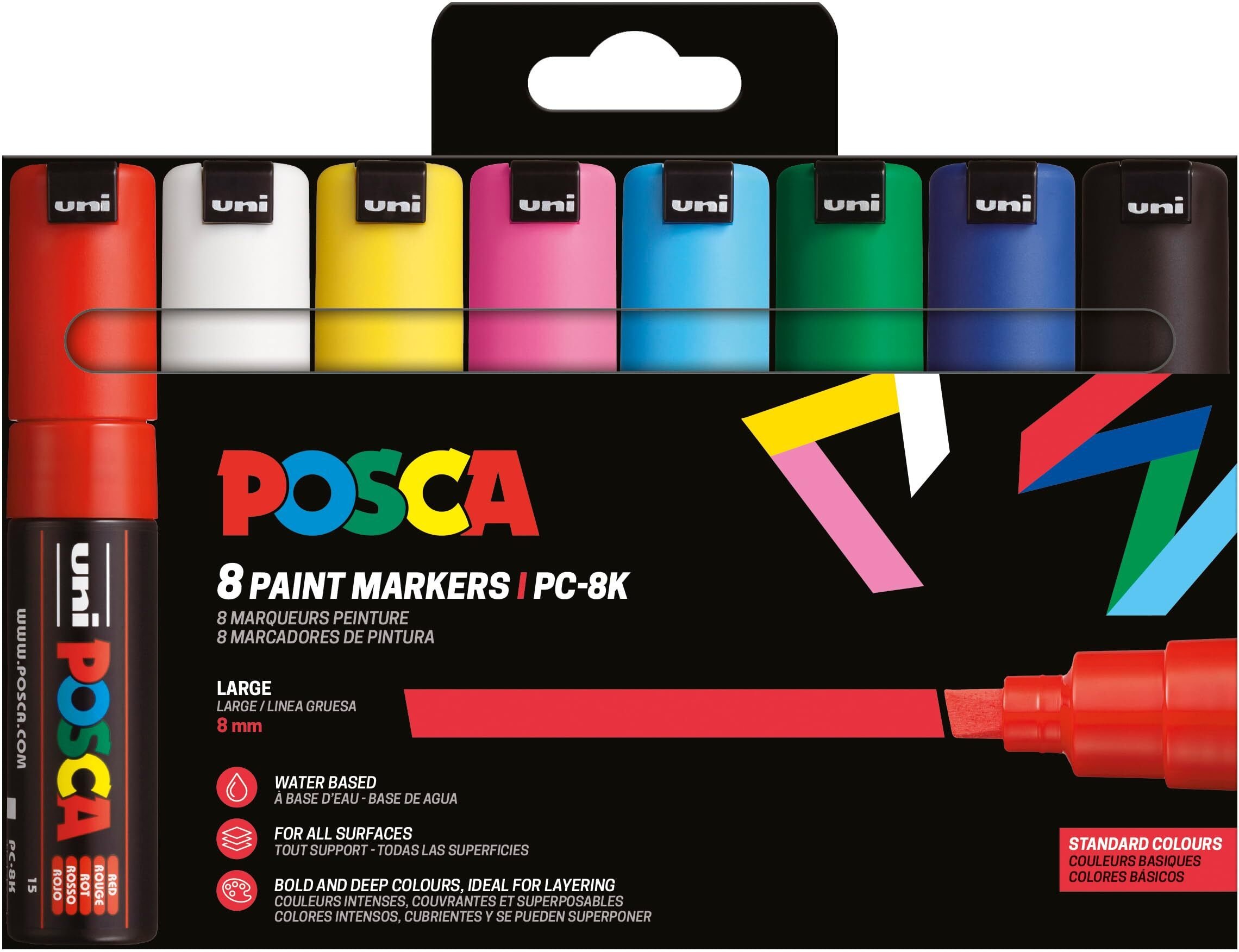 Posca POSCA PC-8K 8 podstawowe |