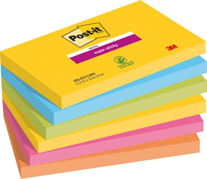 Post-It 3M Karteczki samoprzylepne Super Sticky