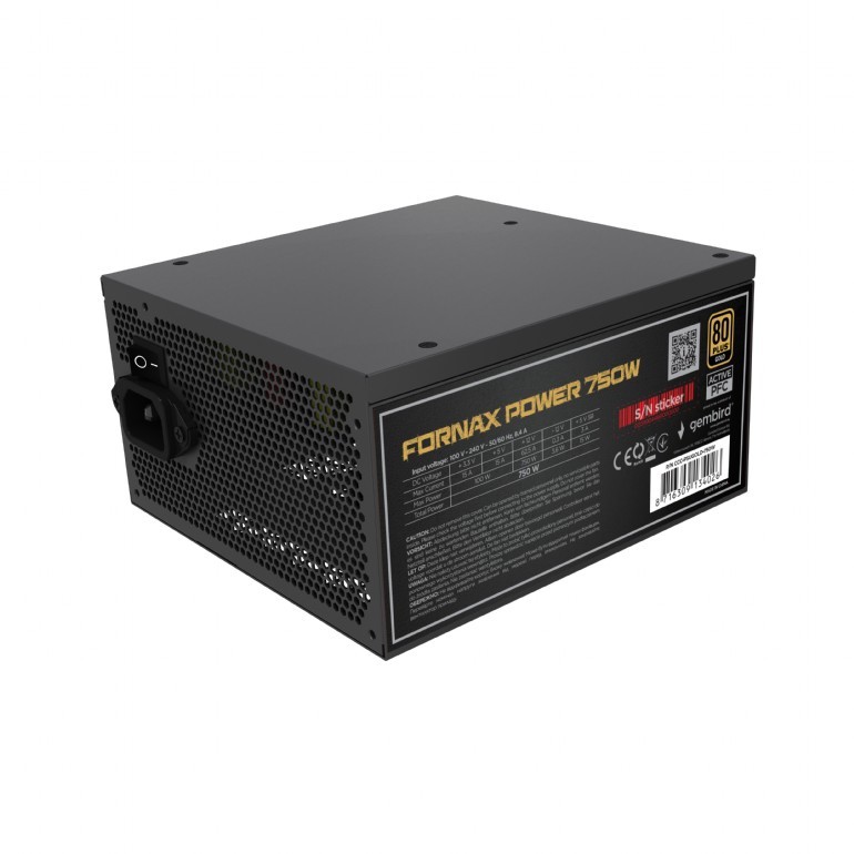 Gembird CCC-PSUGOLD-750W Power supply unit Fornax