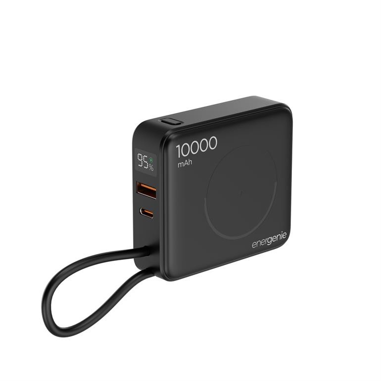 Gembird PowerBank 10000mAh 1xUSB-C/1xUSB-A 20W wireless