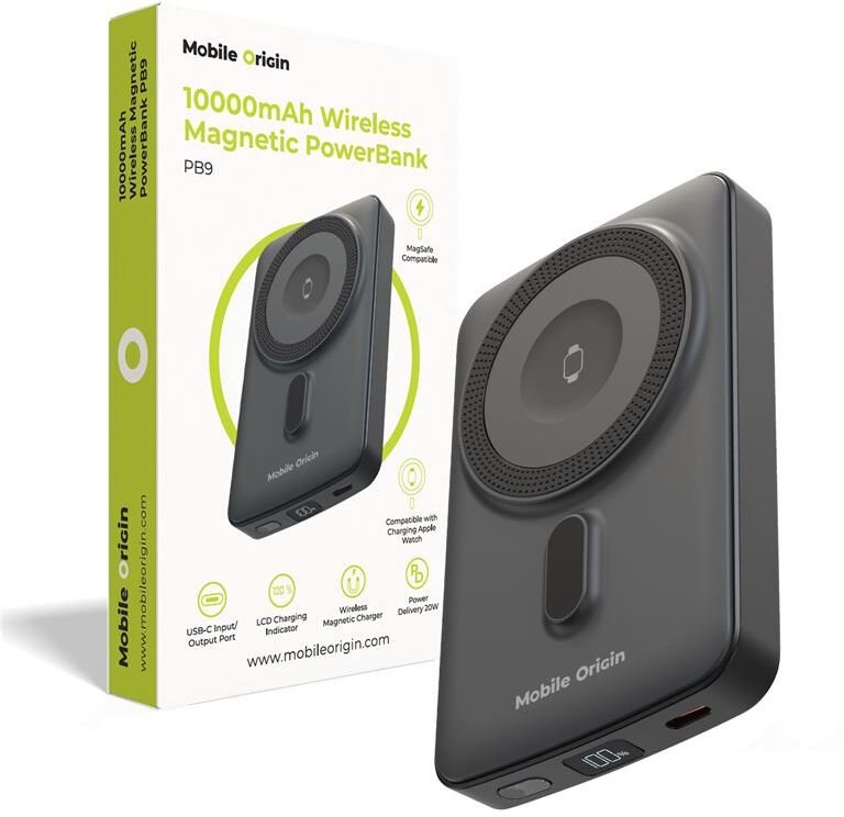 Powerbank Mobile Origin Wireless Magnetic 10000mAh
