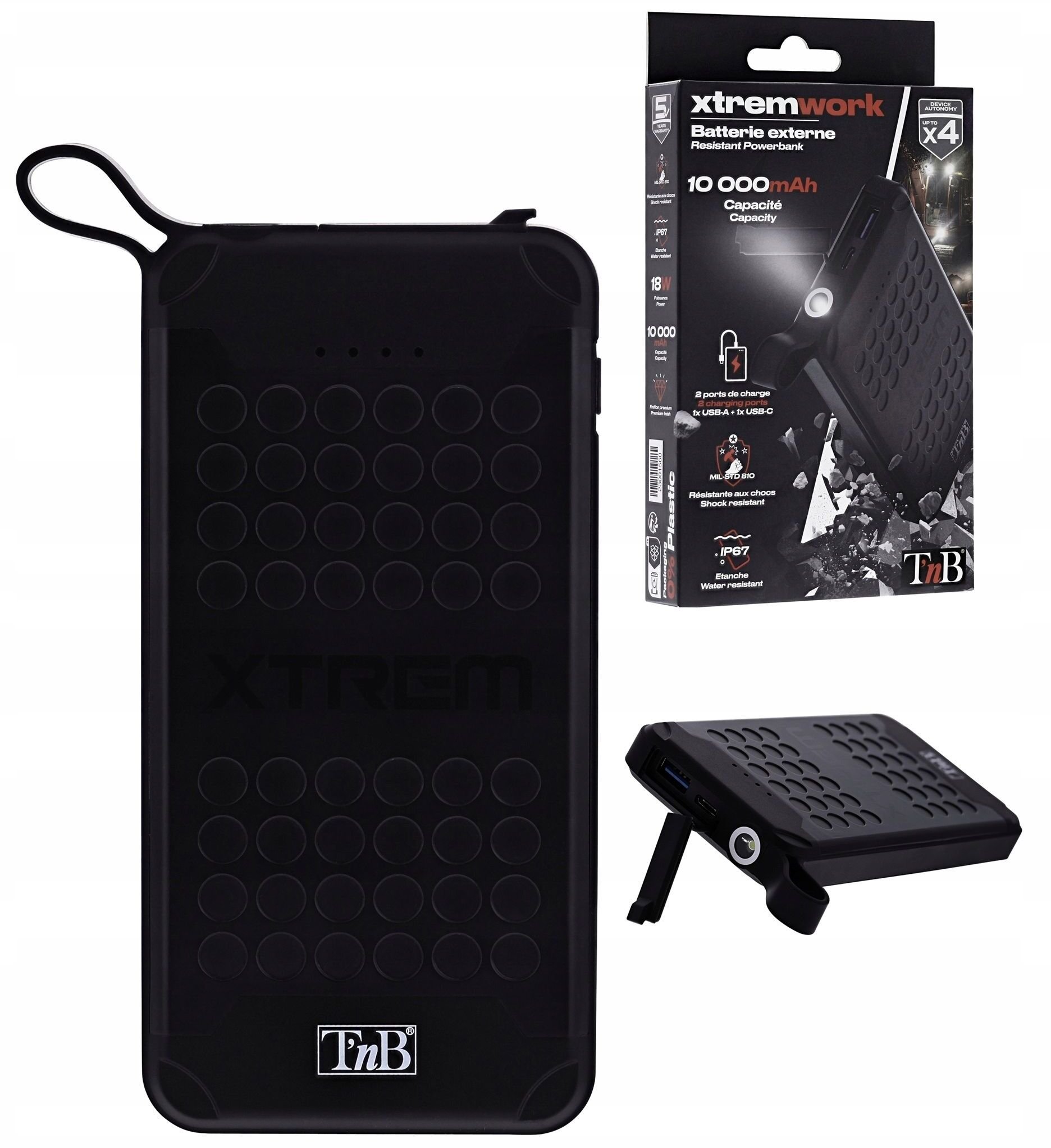 Powerbank TnB Xtremwork XPBU10000 10000mAh |