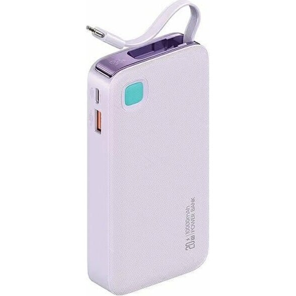 Powerbank Usamszwijanym kablem USB-C XY Series