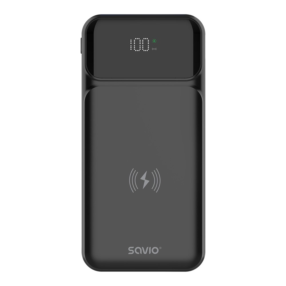 Savio Powerbank Wireless 10000 mAh, BA-09