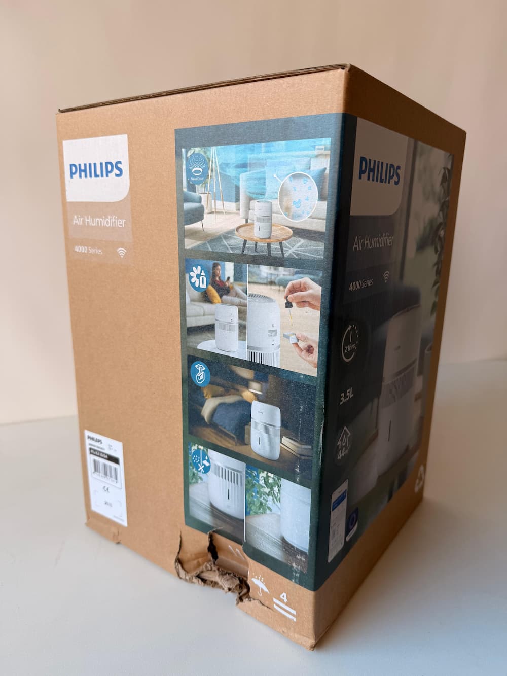 PreceBojātu iepakojumu- PHILIPS 4000 sērijas gaisa