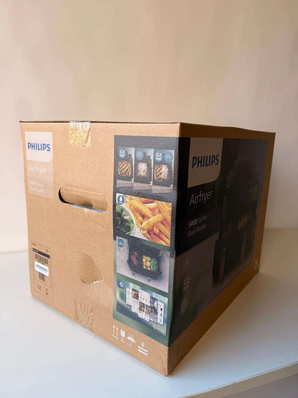 PreceBojātu iepakojumu-PHILIPS karstā gaisa katlsdiviem groziem