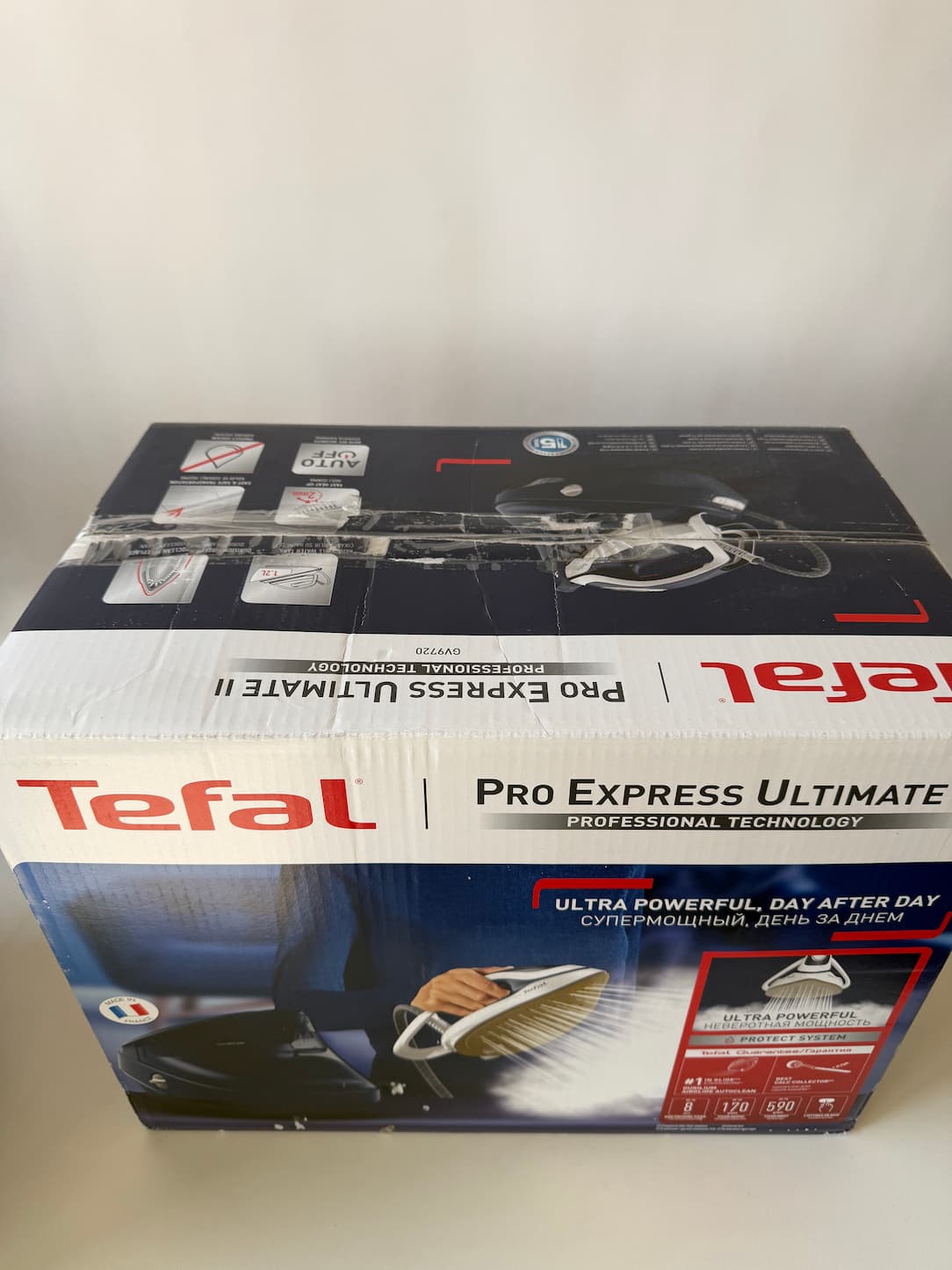 PreceBojātu iepakojumu- TEFAL Pro Express Ultimate