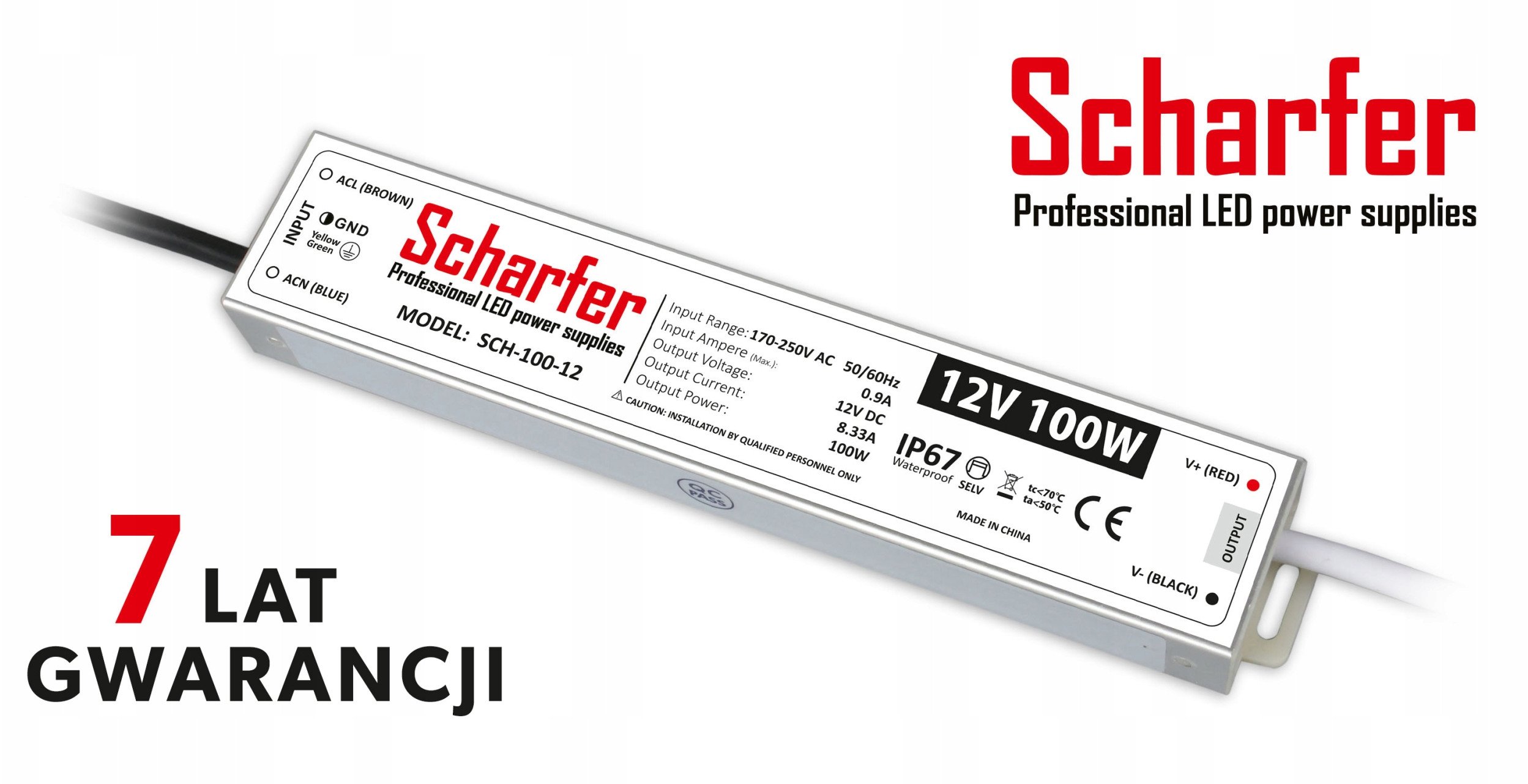 Prescot Prescot Scharfer SCH-100-12 zasilacz LED