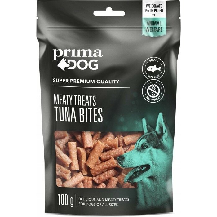 Prima DOG TREAT TUNA BITES 100
