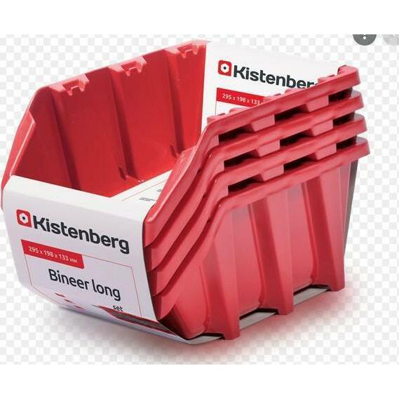 Prosperplast KUWETY 12 BINEER LONG 6CZERWONE