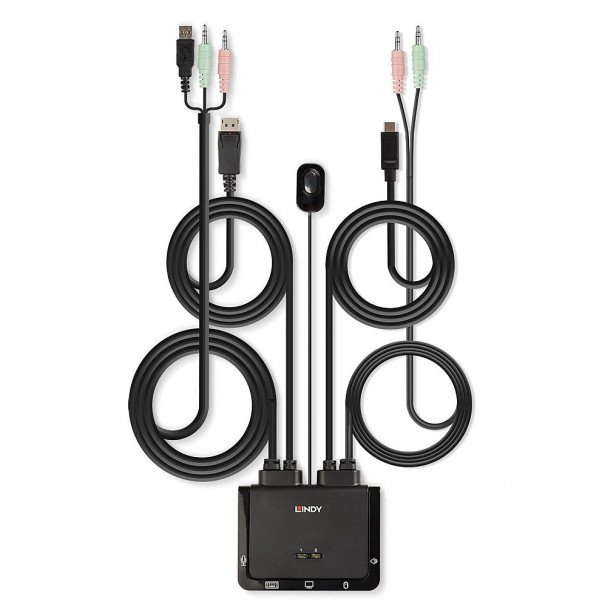 Lindy Switch Lindy 2-Port DP 1