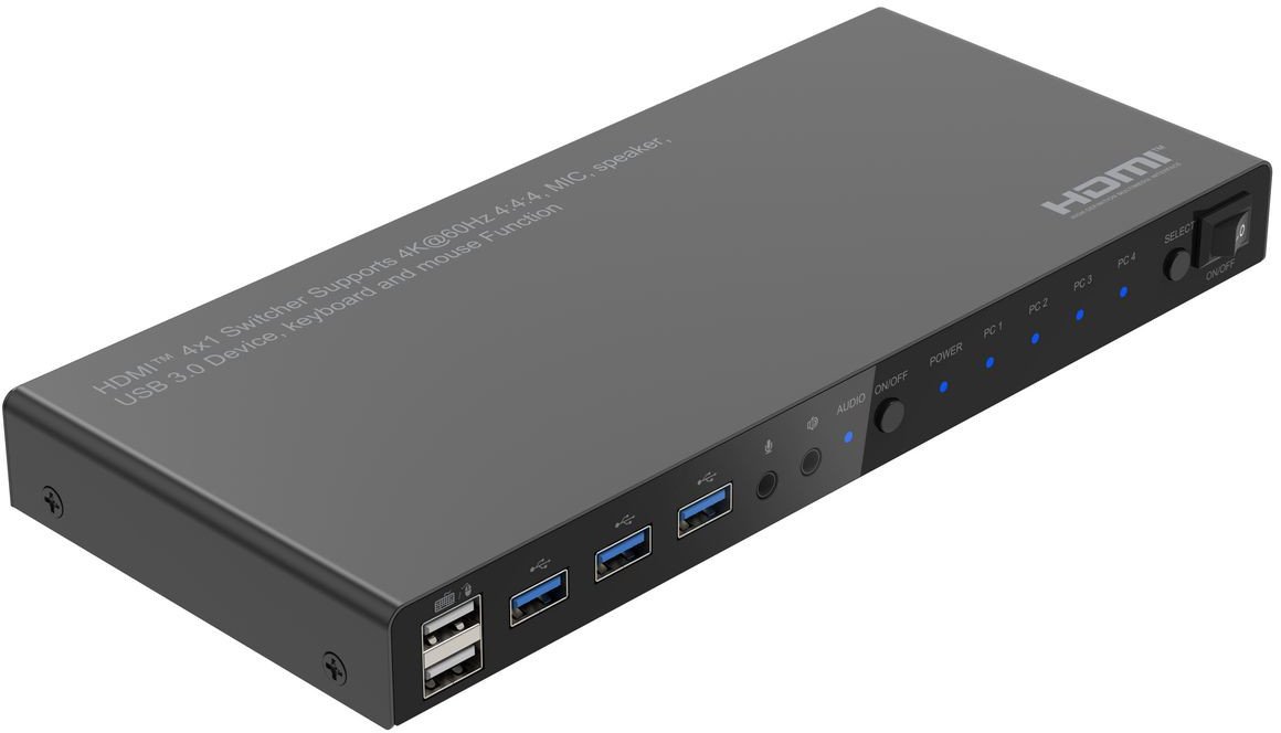 MicroConnect Microconnect MC-HDMIKVM0401-USB3-4K bez kategorii |