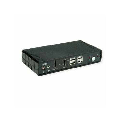 Roline ROLINE Dwugłowicowy  KVM HDMI 4K@60Hz