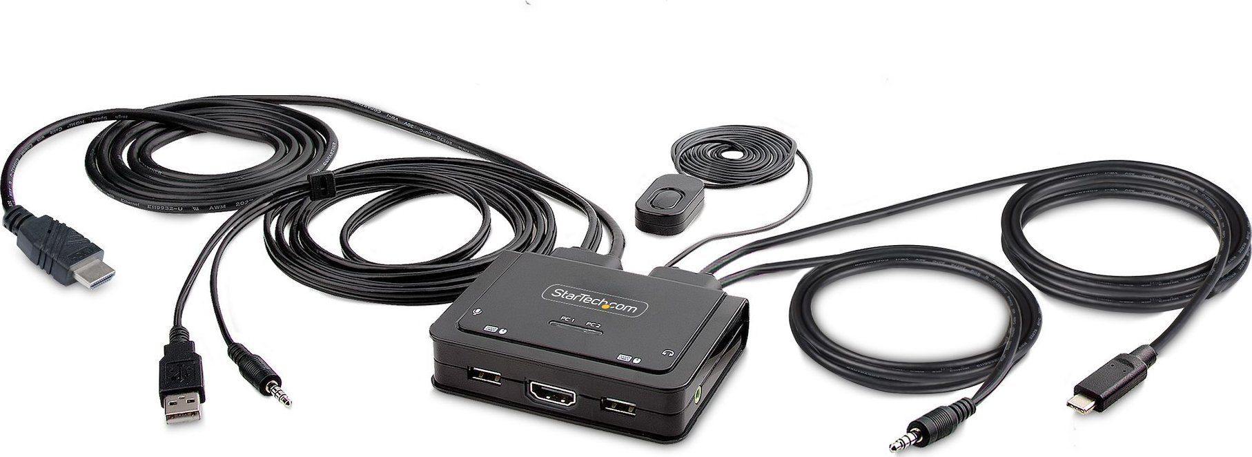 StarTech KVM 2-Port USB-C HDMI Switch