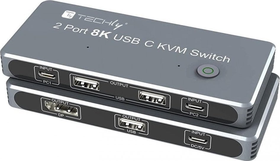 Techly TECHLY KVM USB-C Switch 8K