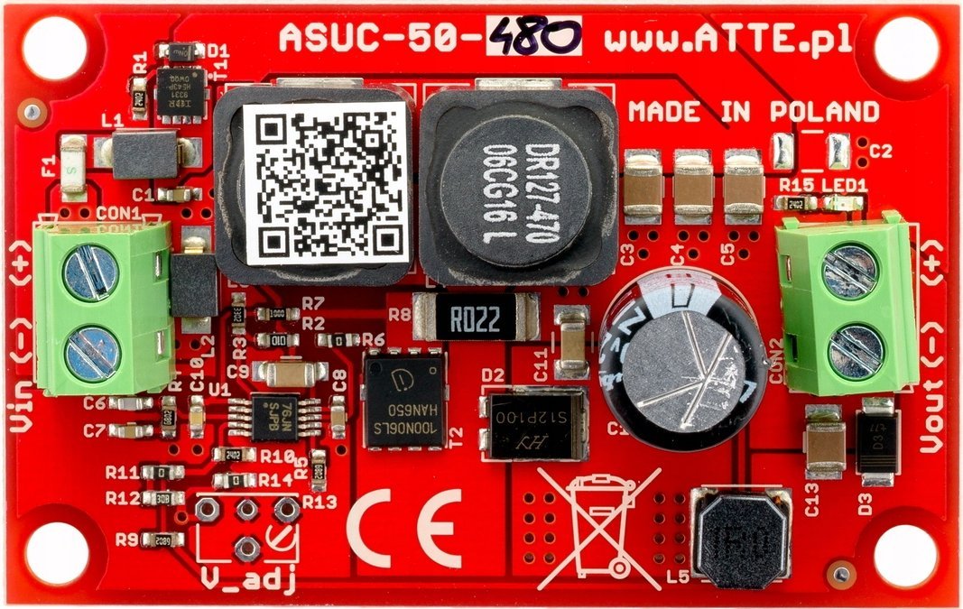Przetwornica Atte PRZETWORNICA DC/DC ASUC-50-AD0-OF |