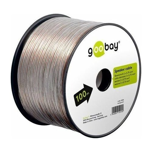 Goobay Goobay 15018 Speaker cable transparent