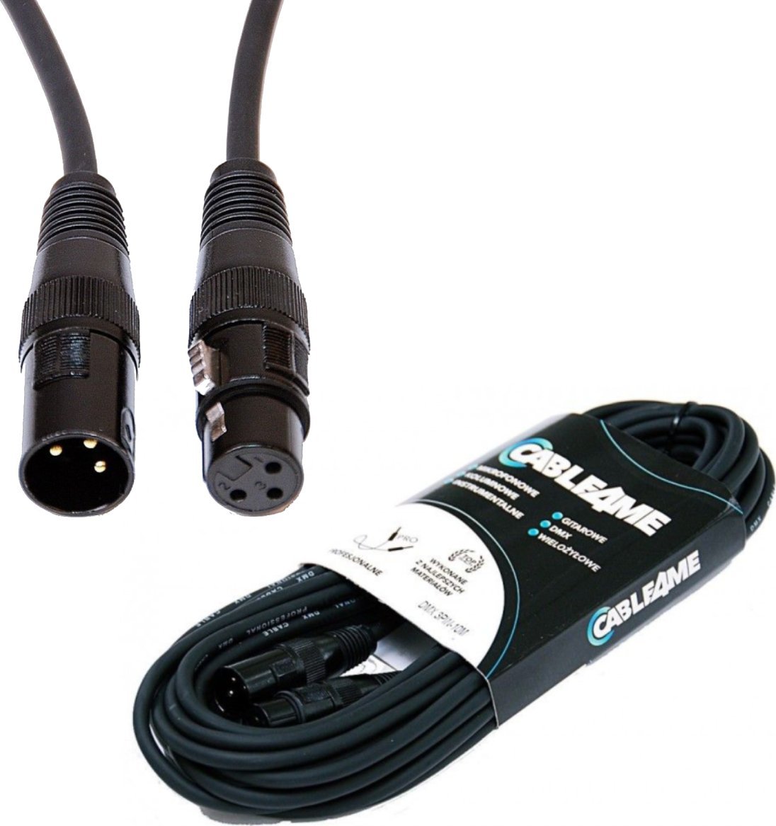 CABLE4ME przewód  DMX 3Pin 10m do