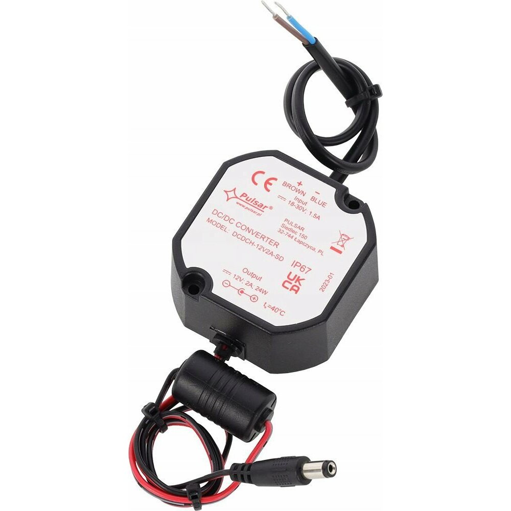 Pulsar PRZETWORNICA ZASILANIA DCDCH-12V2A-SD PULSAR |