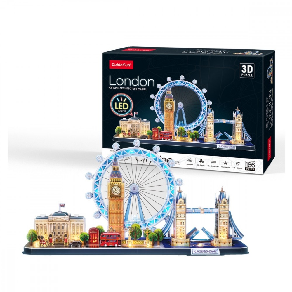 Cubic Fun Puzzle 3D City line