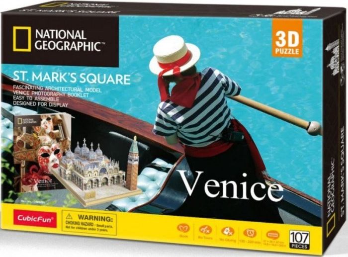 PUZZLE 3D NATIONAL GEOGRAPHIC WENECJA -