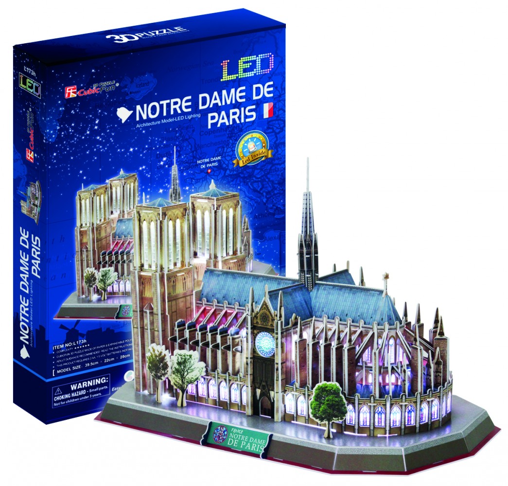Cubic Fun Puzzle 3D Notre Dame