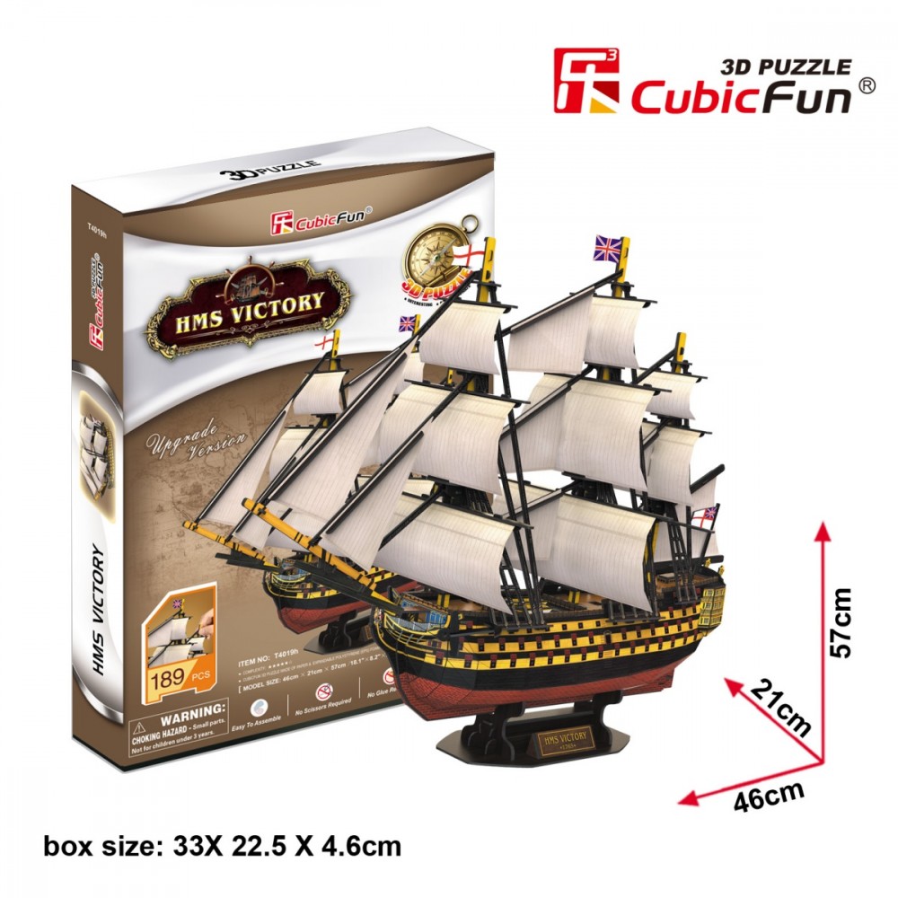 Cubicfun PUZZLE 3D  HMS Victory -