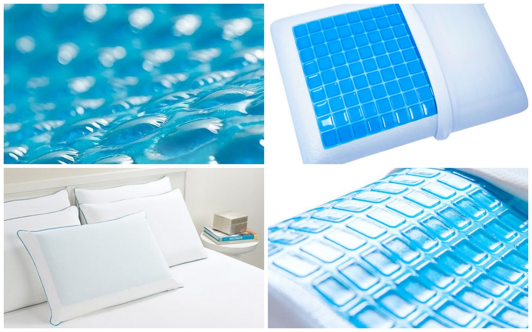 QMED orthopaedic pillow with cooling gel