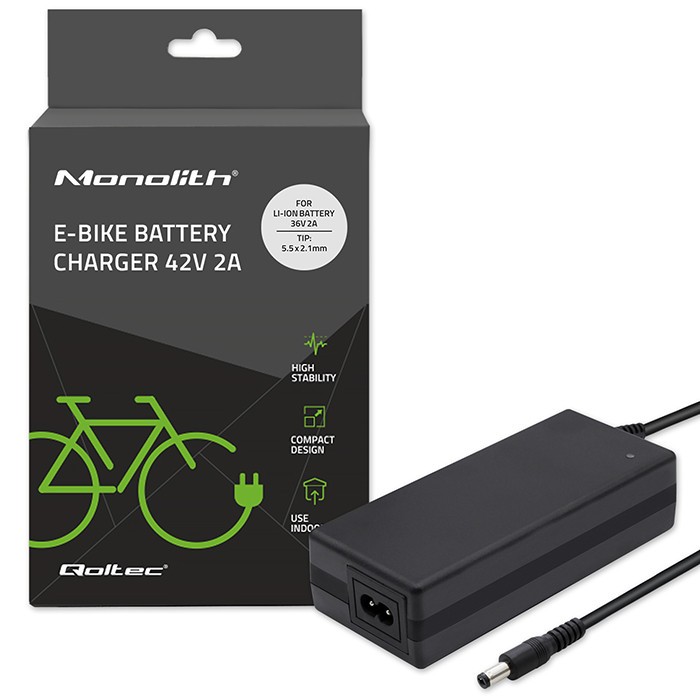 QOLTEC 50760 Charger for e-Bike Batteries
