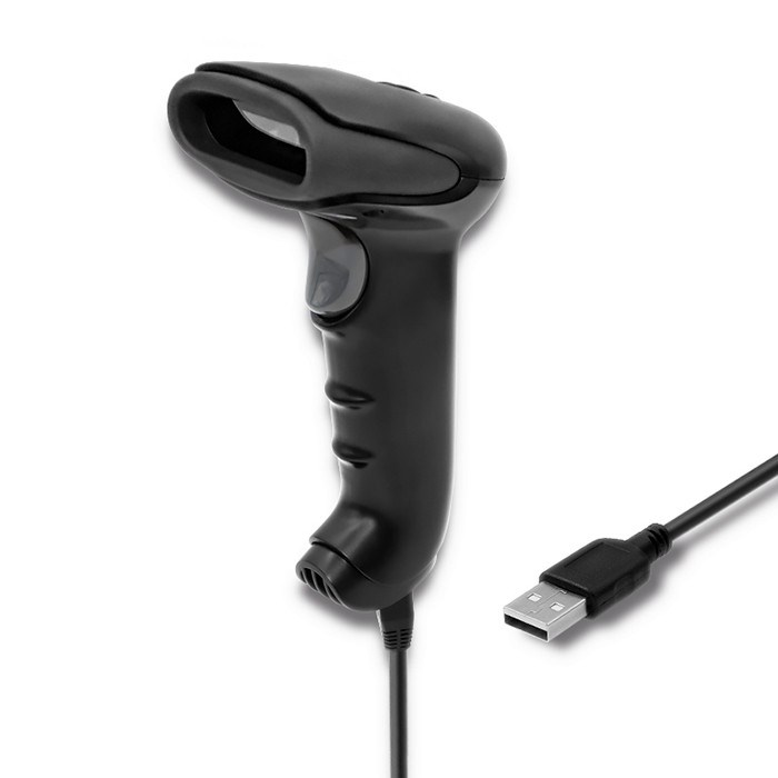Qoltec 50866 Laser barcode reader 1D