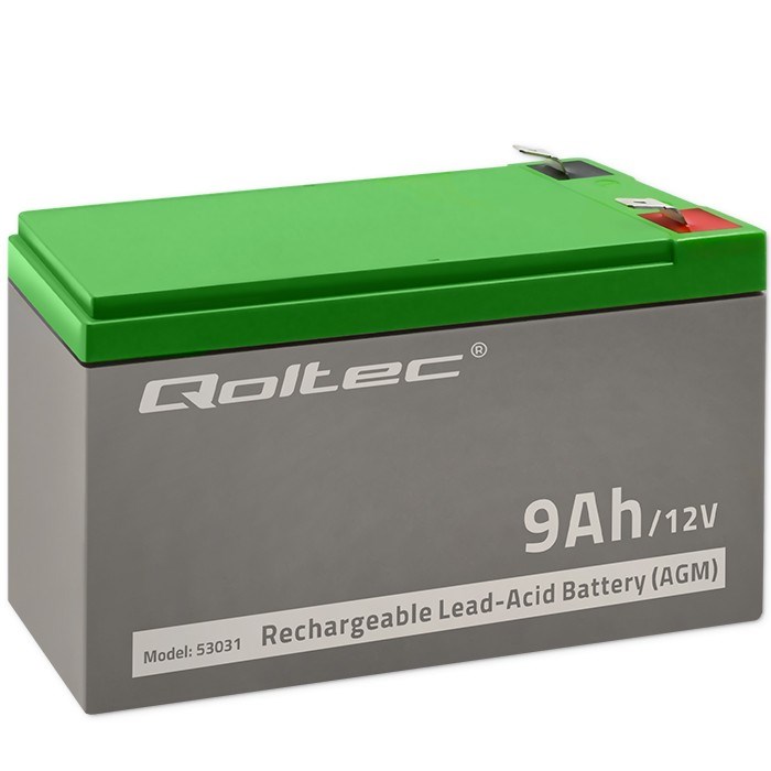 Qoltec 53031 AGM battery | 12V