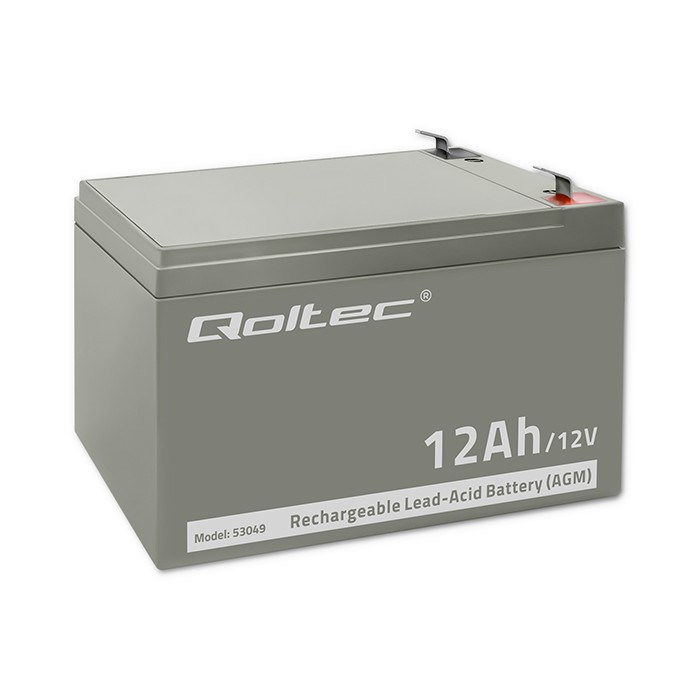 QOLTEC 12V 12Ah 53049 UPS akumulators