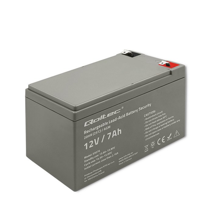 Qoltec AGM | 12V | 7Ah