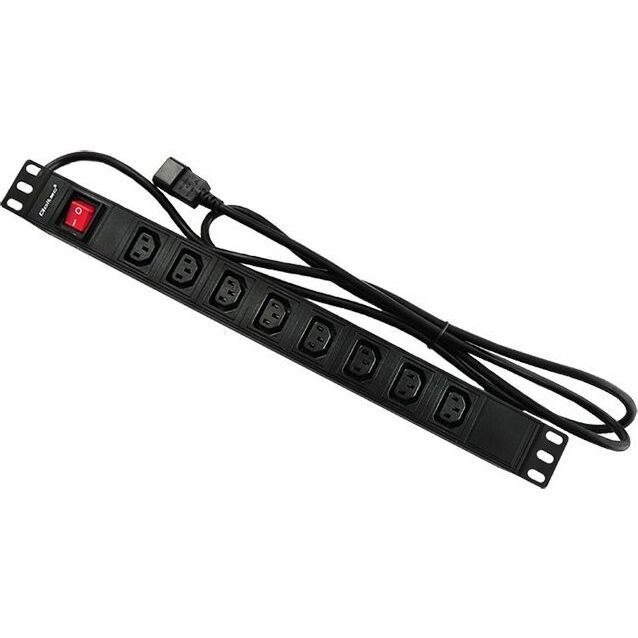 Qoltec  zasilająca 19``, 1U, 10A, PDU
