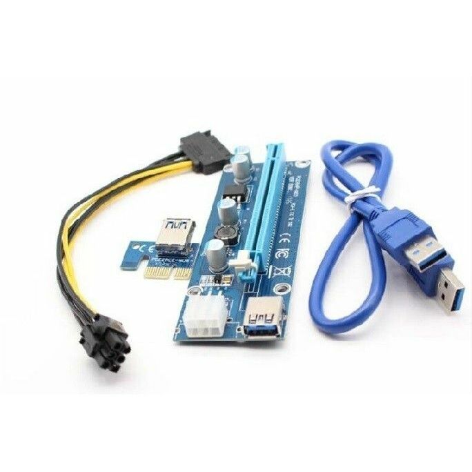Qoltec Riser PCi-E 1x - 16x