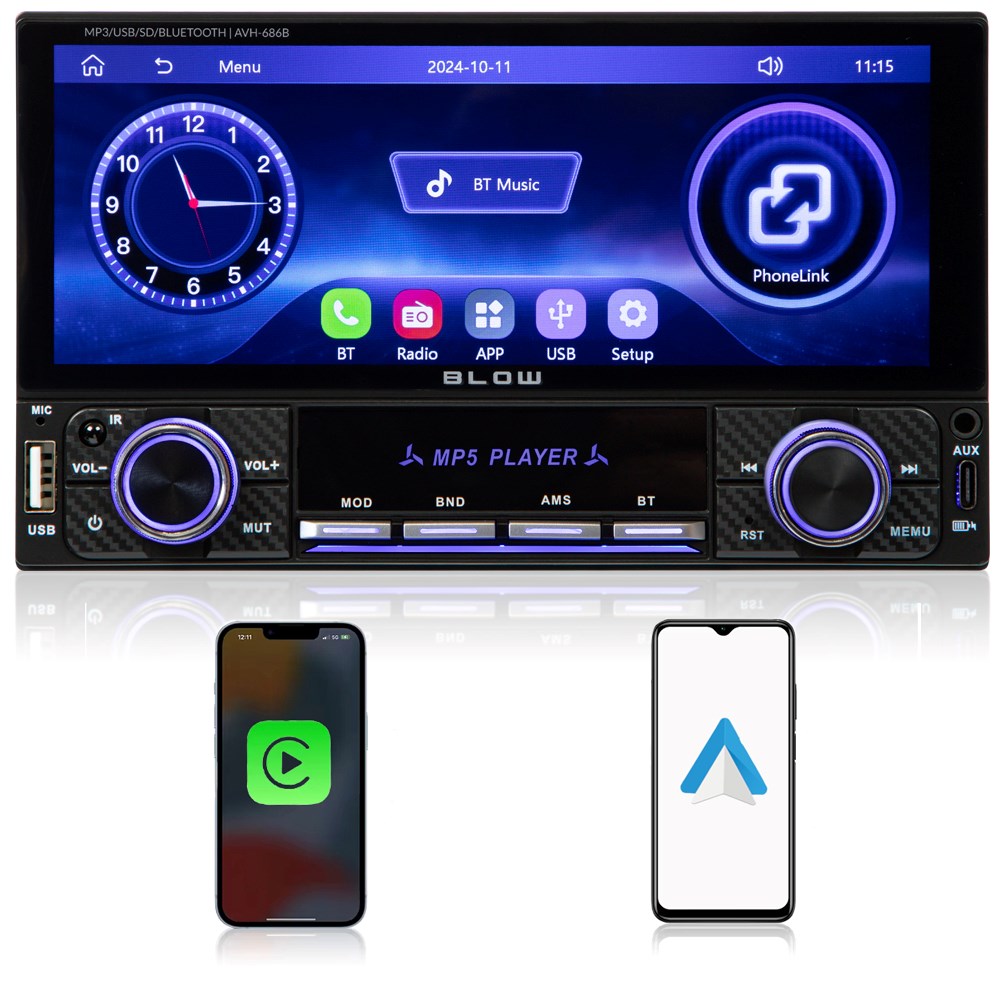 Radio  Blow 78-355# Radio avh-686b rds