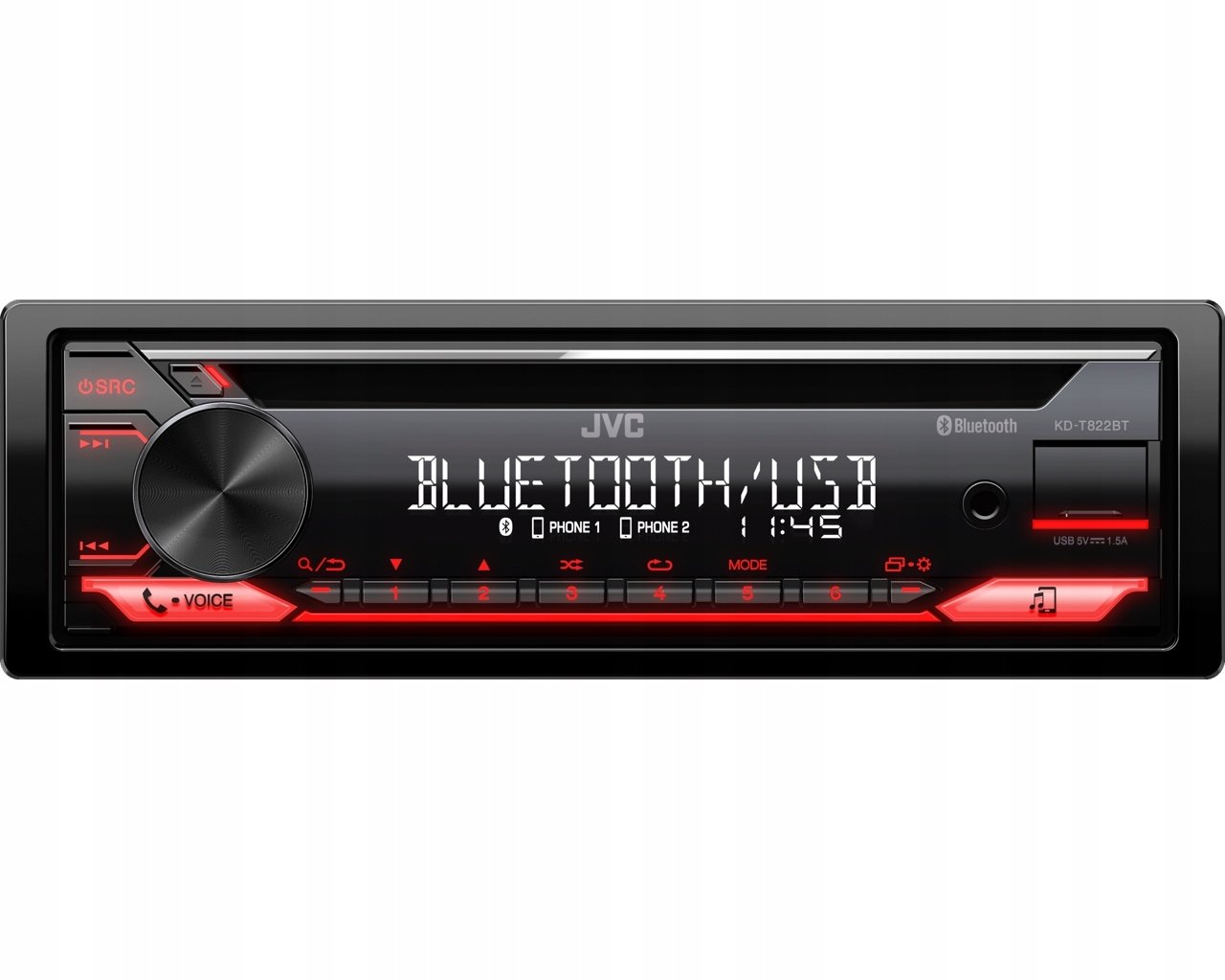 Radio JVC KD-T822BT CD/USB MP3/WMA z