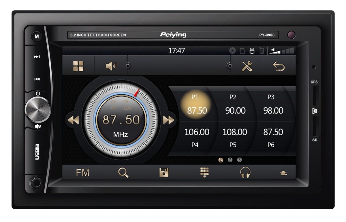 Radio  PeiYing 2 DIN ALIEN PY9908