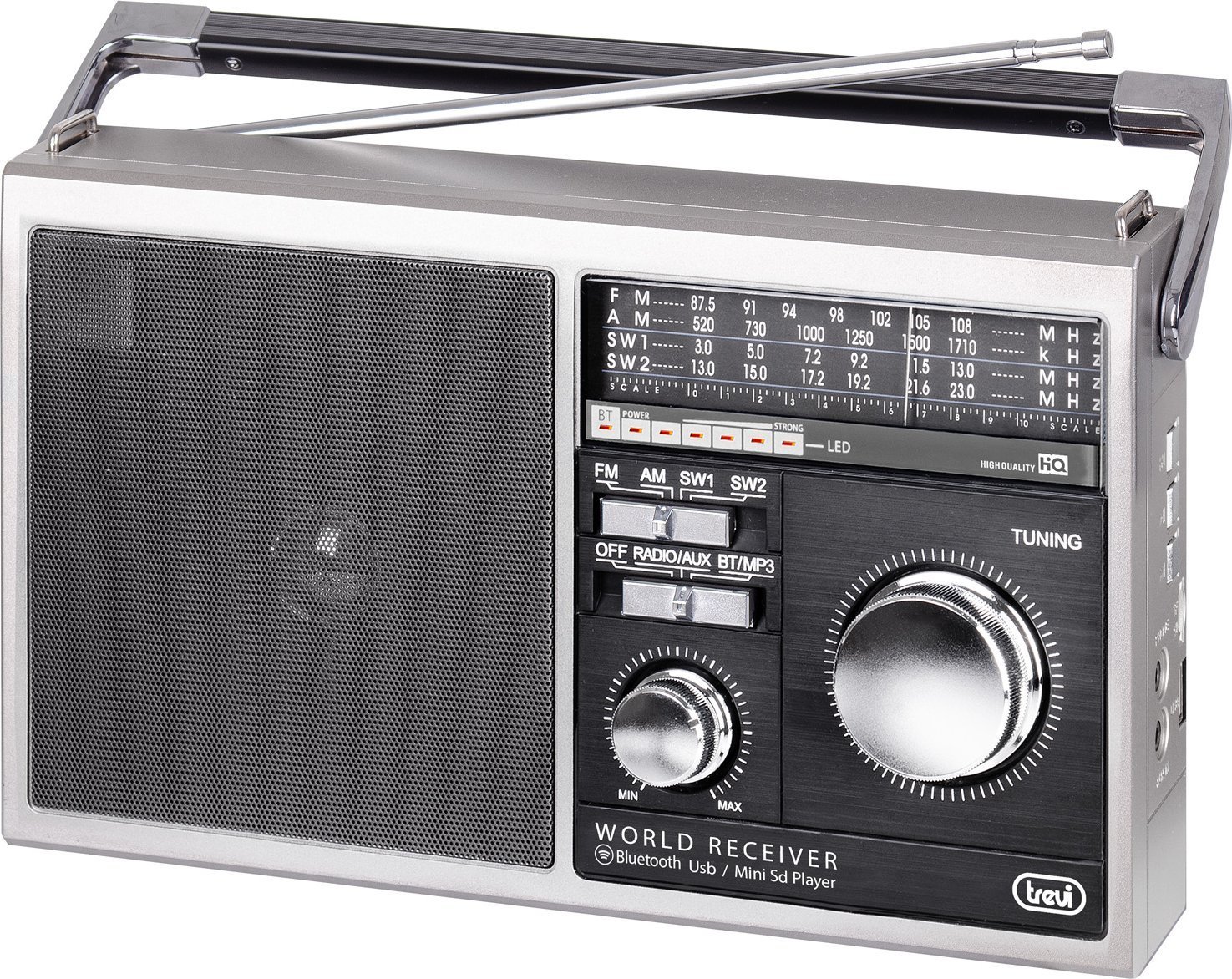 Radio Trevi Radio MB74910 metal gray