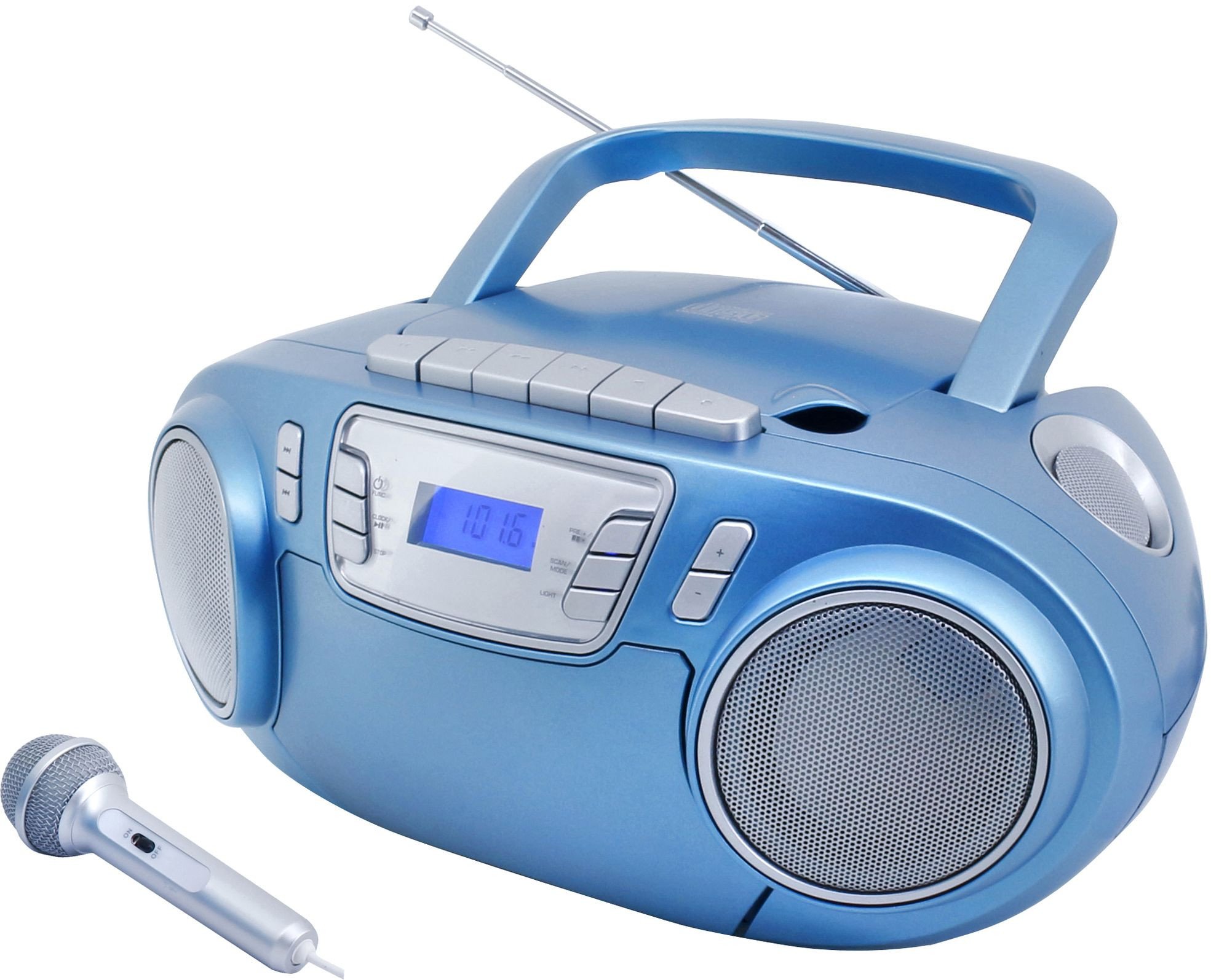 Soundmaster BOOMBOX SOUNDMASTER SCD5800BL FM-PLL, CD/CD-R/RW