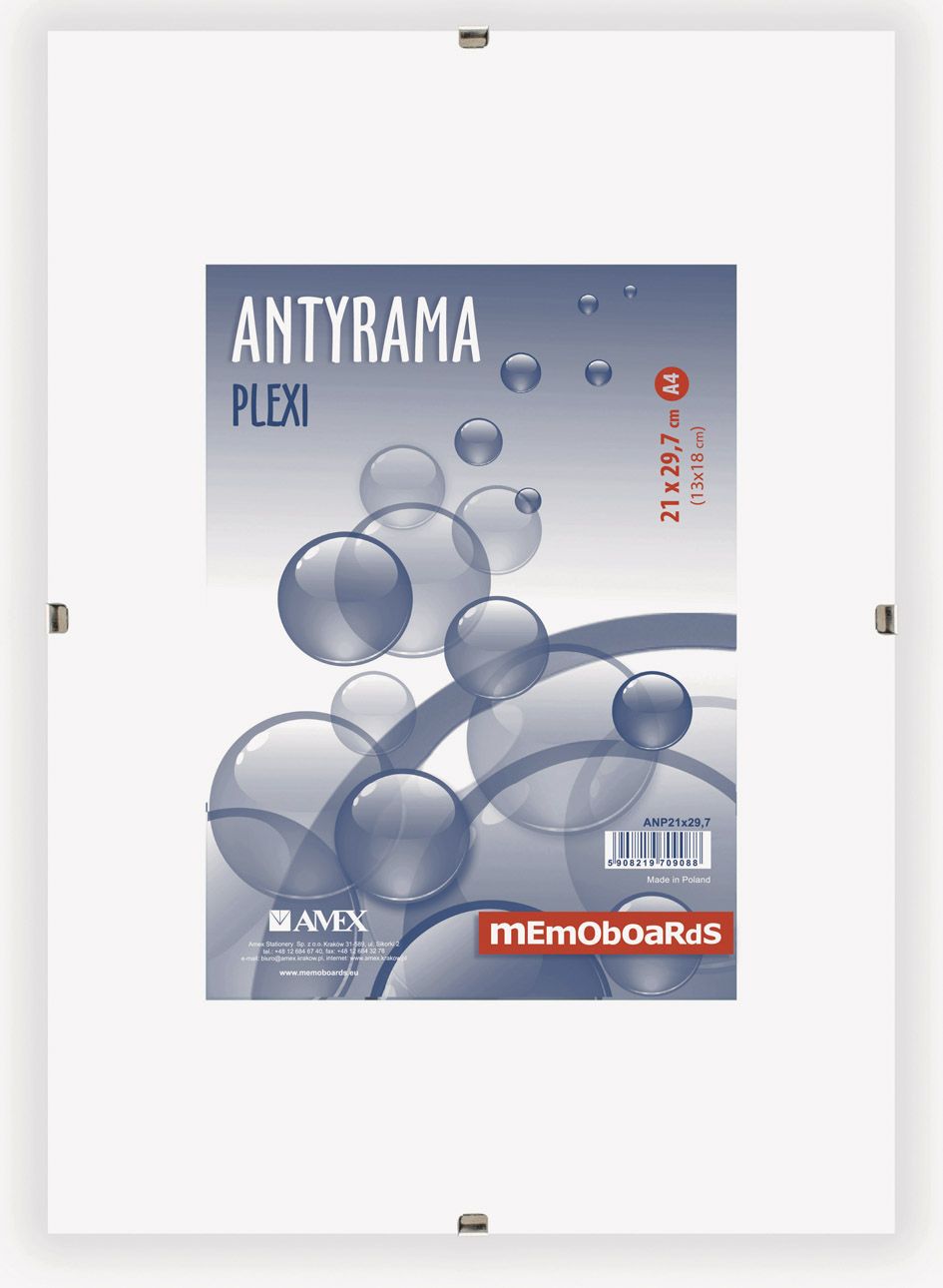 Memoboards Antyrama plexi 60 x 80cm