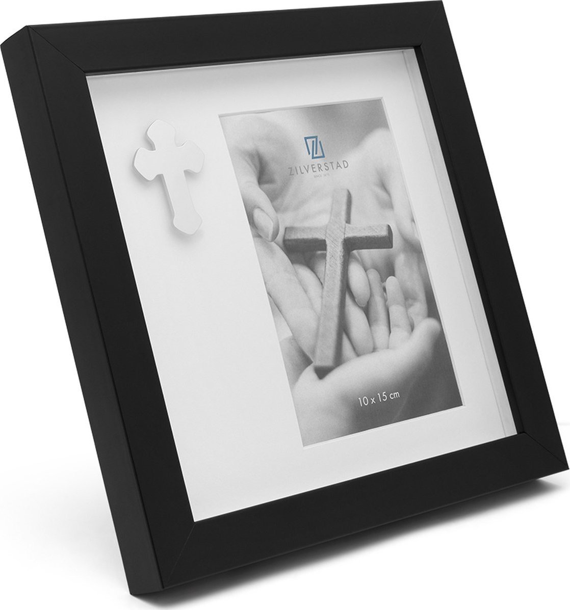 Zilverstad Zilverstad PhotoFrame with Cross 10x15