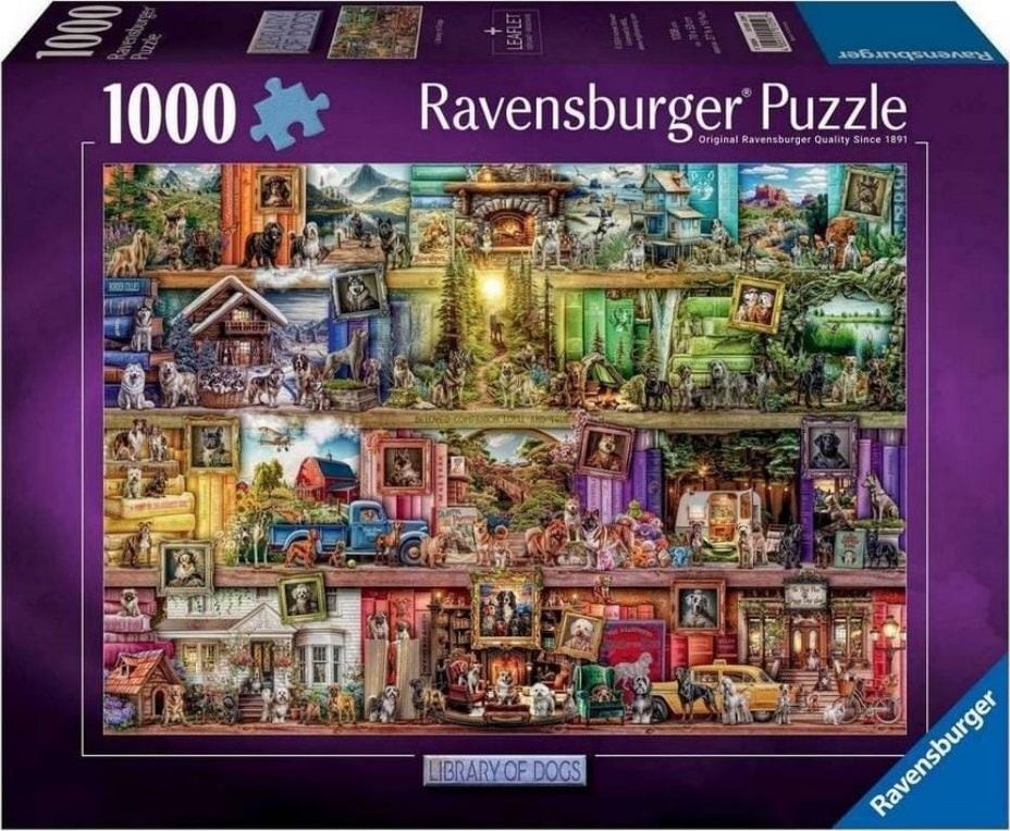 Ravensburger Puzzle 1000 w bibliotece |