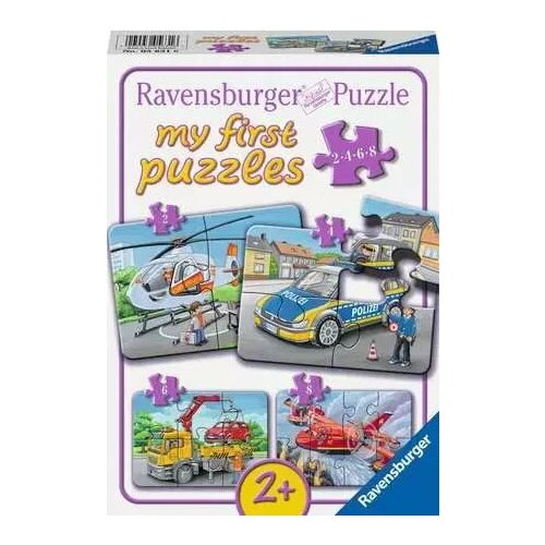 Ravensburger Puzzle 2/4/6/8 Emergency Vehicles |