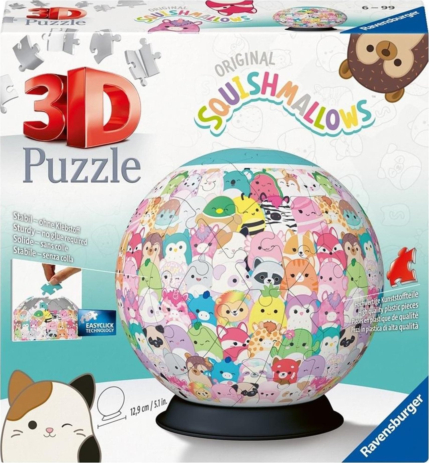 Ravensburger Puzzle 3D Kula: Squishmallows |
